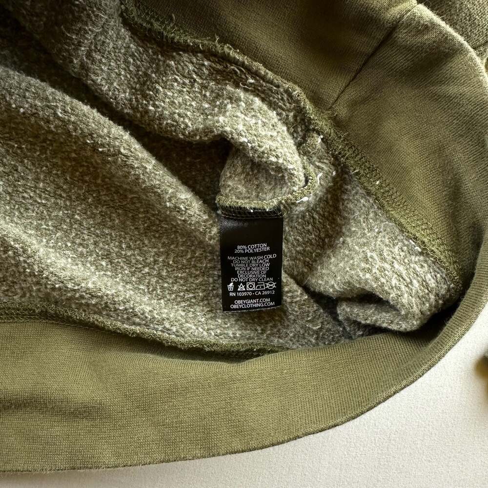 Obey Worldwide Collegiate Pigment Pullover Hoodie - Picture 3 of 8